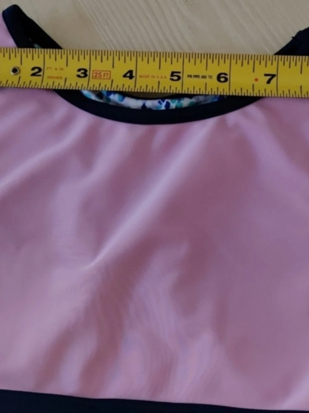 Eddie Bauer Girls Two Piece Reversible Blue/Pink Swimsuit Size XS(4/5)
